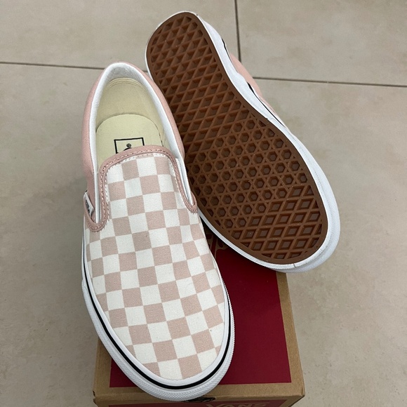 Vans Classic Slip-Ons Checkerboard - Pink - Picture 2 of 2